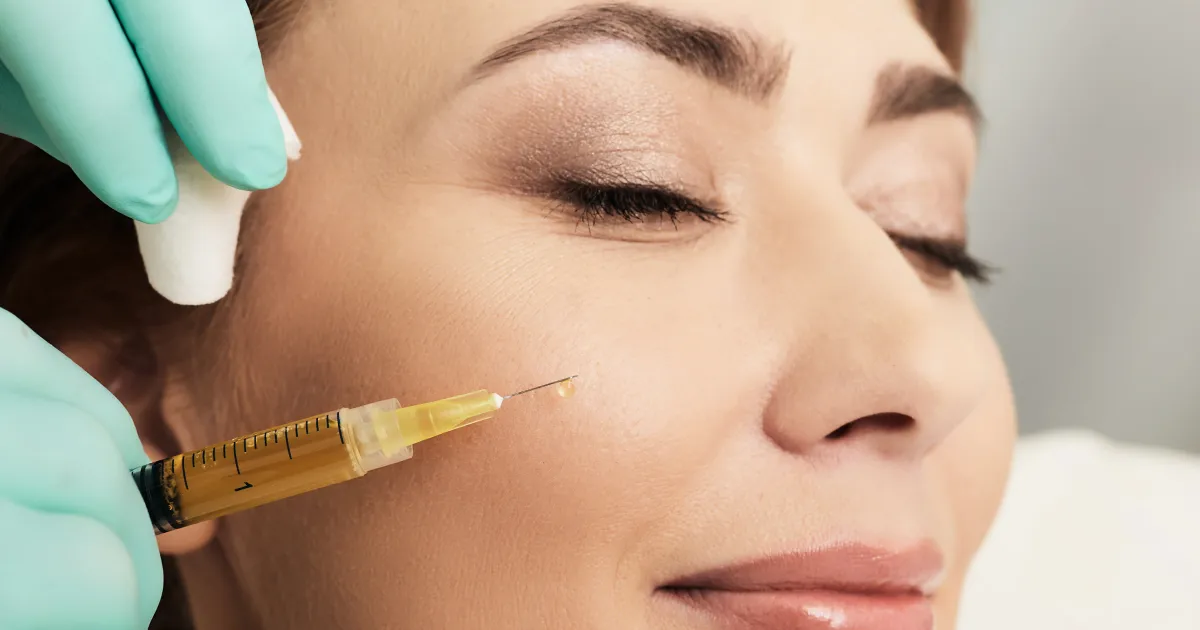 Patient receiving PRP Therapy in Knoxville, US for youthful, smooth skin